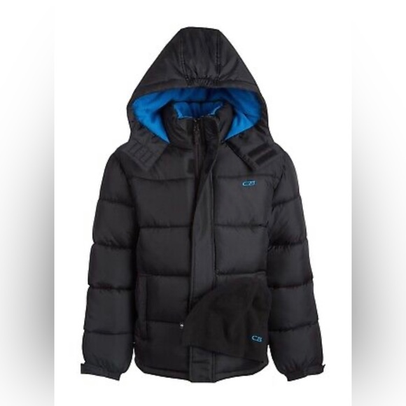 Jackets & Coats Cb Sports Blackblack Camo Boys Quilted Puffer Coat